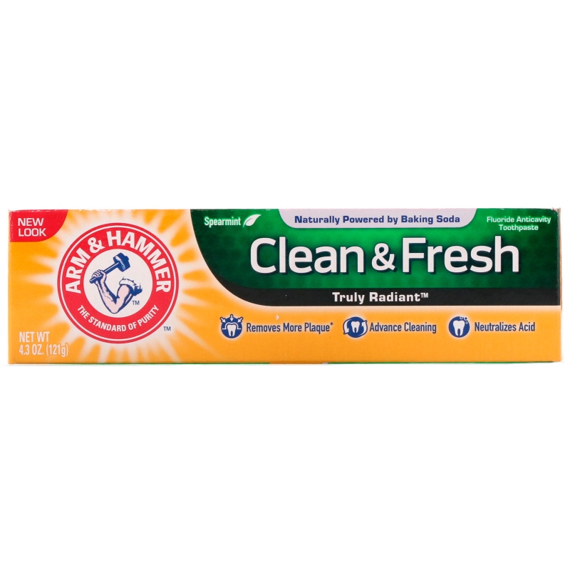 Arm & Hammer, Truly Radiant, Clean & Fresh Toothpaste, Spearmint, 4.3 oz (121 g)