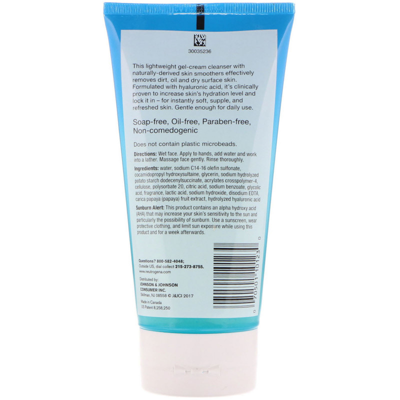 Neutrogena, Hydro Boost, Exfoliating Cleanser, 5 oz (141 g)