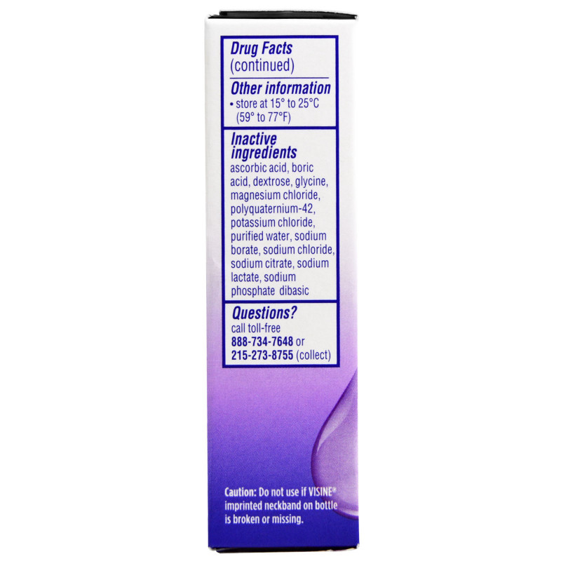 Visine, Sterile, Tired Eye Dry Eye Relief, 1/2 fl oz (15 ml)