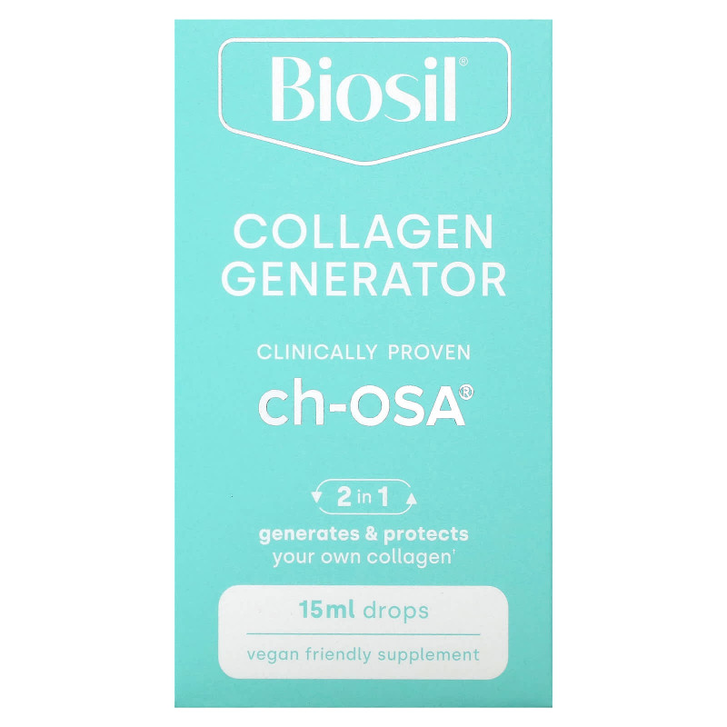 Natural Factors BioSil ch-OSA улучшенный генератор коллагена 05 жидких унций (15 мл)