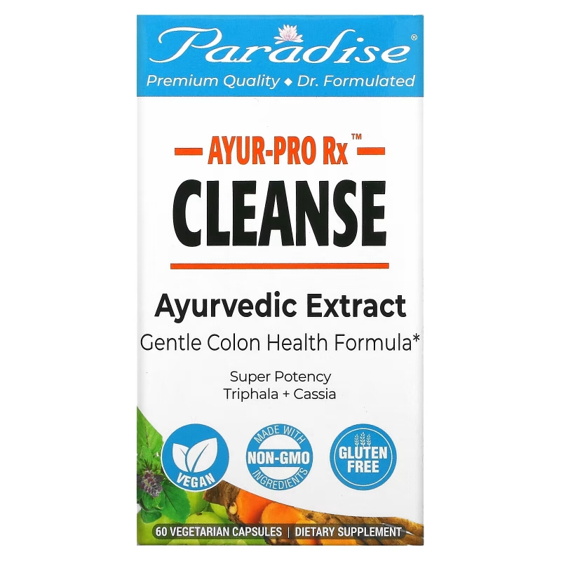 Paradise Herbs, AYRU Pro Rx, Cleanse, 60 Vegetarian Capsules