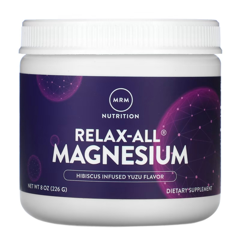 MRM, Relax-All Magnesium, Hibiscus Infused Yuzu, 8 oz (226 g)