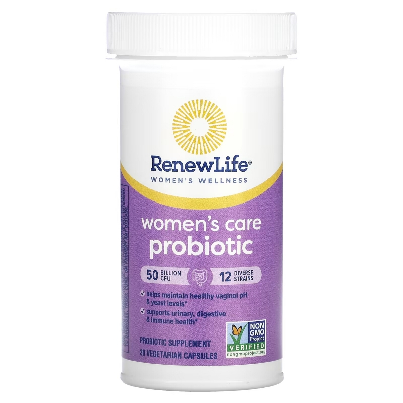 Renew Life, Ultimate Flora, Women's Vaginal Probiotic, 50 Billion, 30 Vegetarian Capsules