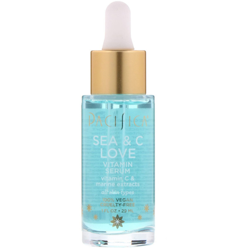 Pacifica, Sea & C Love, Vitamin C Serum, 1 fl oz (29 ml)