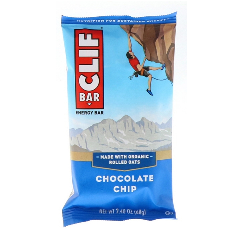 Clif Bar, Energy Bar, Chocolate Chip, 12 Bars, 2.40 oz (68 g) Each