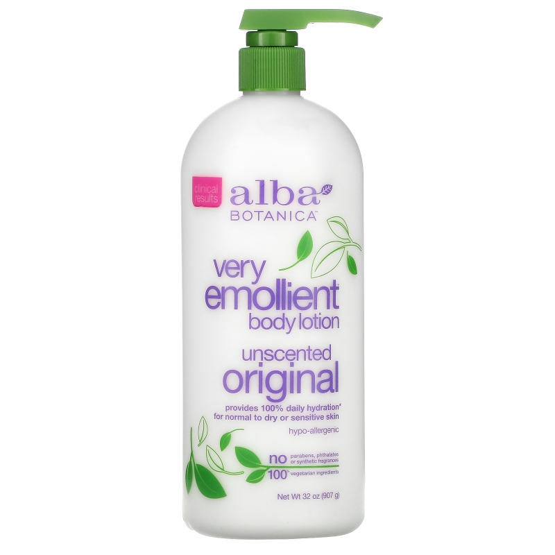 Alba Botanica Смягчающий лосьон для тела Без запаха Натуральный 32 oz (907 г)