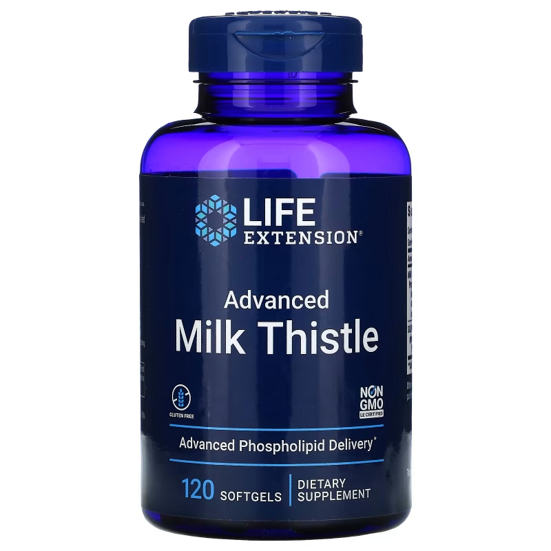 Life Extension, European Milk Thistle, 120 Softgels