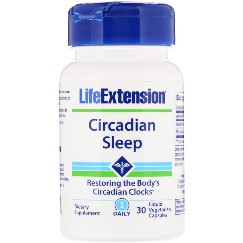 Life Extension, Circadian Sleep , 30 Liquid Vegetarian Capsules