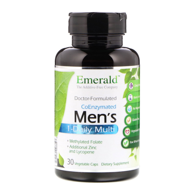 Emerald Laboratories, Men's Multi Vit-A-Min, 1-Daily, 30 Veggie Caps