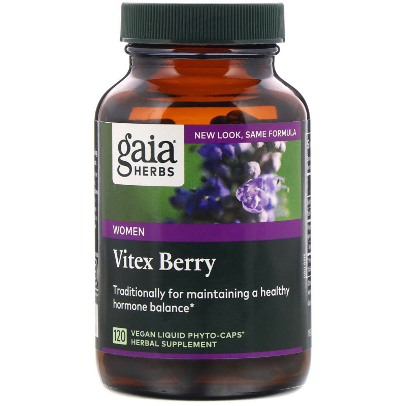 Gaia Herbs, Vitex Berry for Women, 120 Vegan Liquid Phyto-Caps