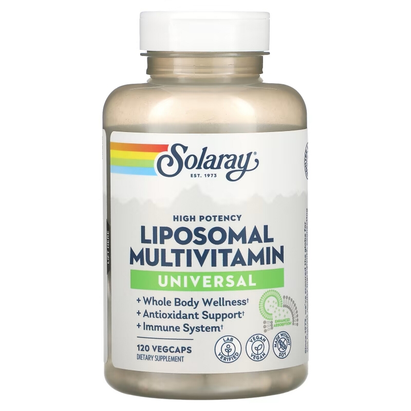 Solaray, Liposomal Multivitamin, Universal, 120 VegCaps