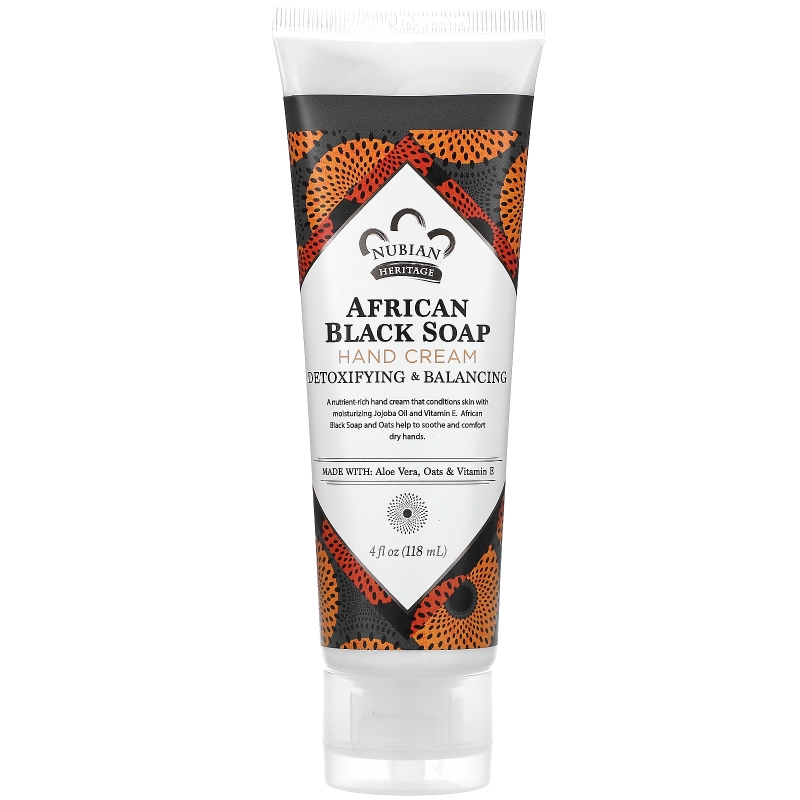 Nubian Heritage Крем для рук African Black Soap 4 унции (118 мл)