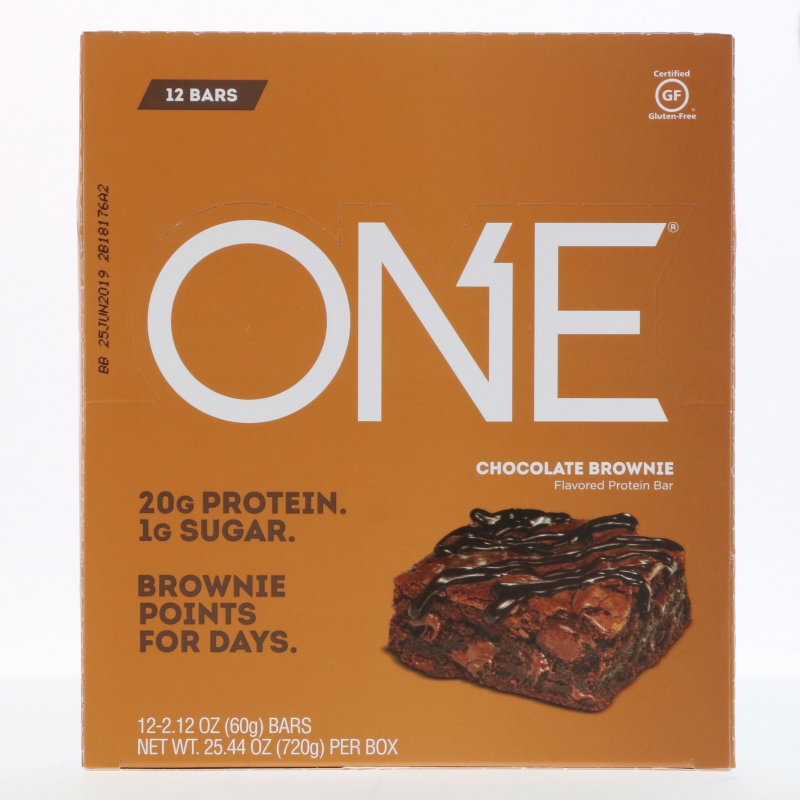 Oh Yeah! One Chocolate Brownie Flavor 12 Bars 2.12 oz (60 g) Each