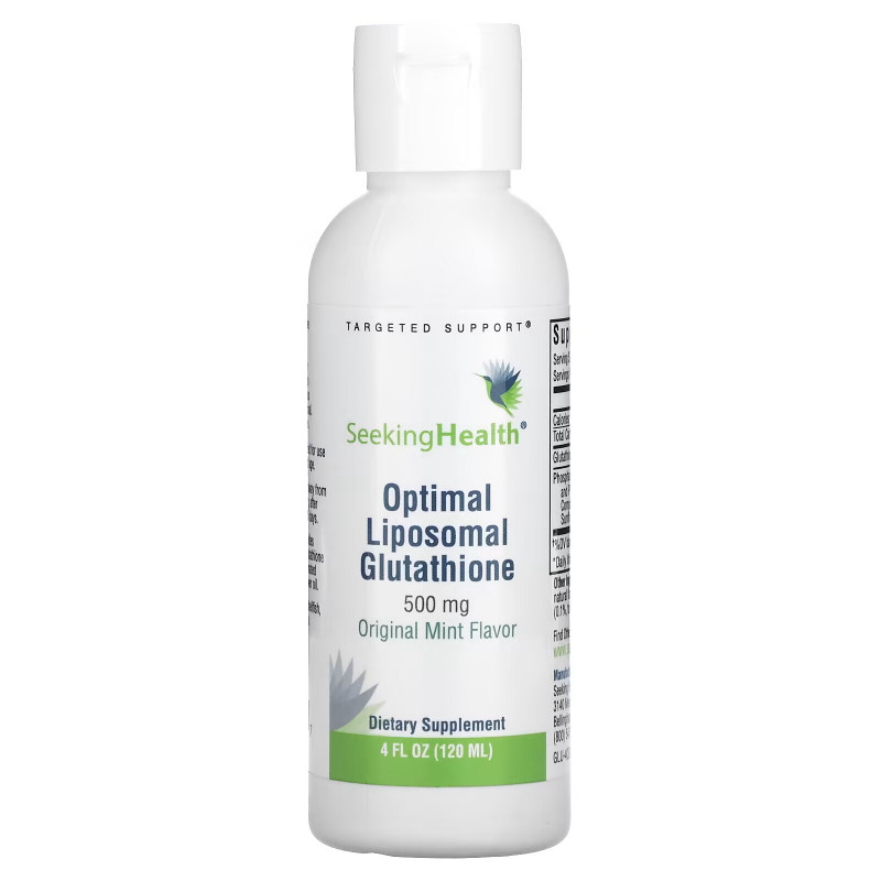 Seeking Health, Optimal Liposomal Glutathione, Original Mint, 500 mg, 4 fl oz (120 ml)