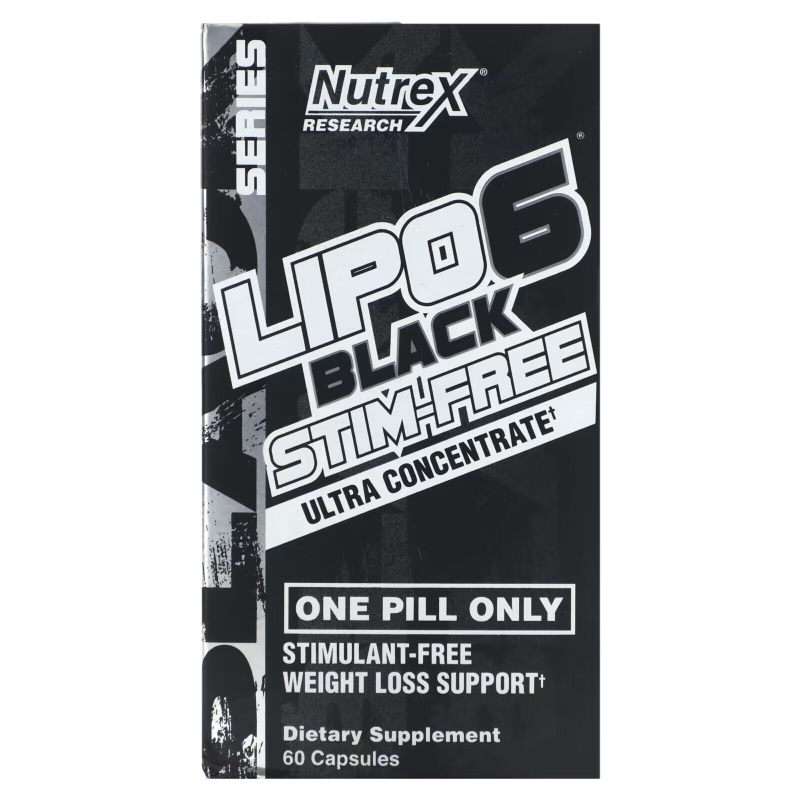 Nutrex Research, Lipo 6 Black, Ultra Concentrate, 60 Capsules