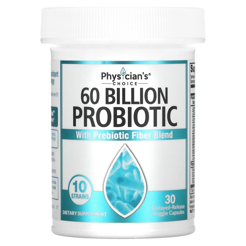 Physician's Choice, 60 Billion Probiotic, 30 Delayed-Release Veggie Capsules