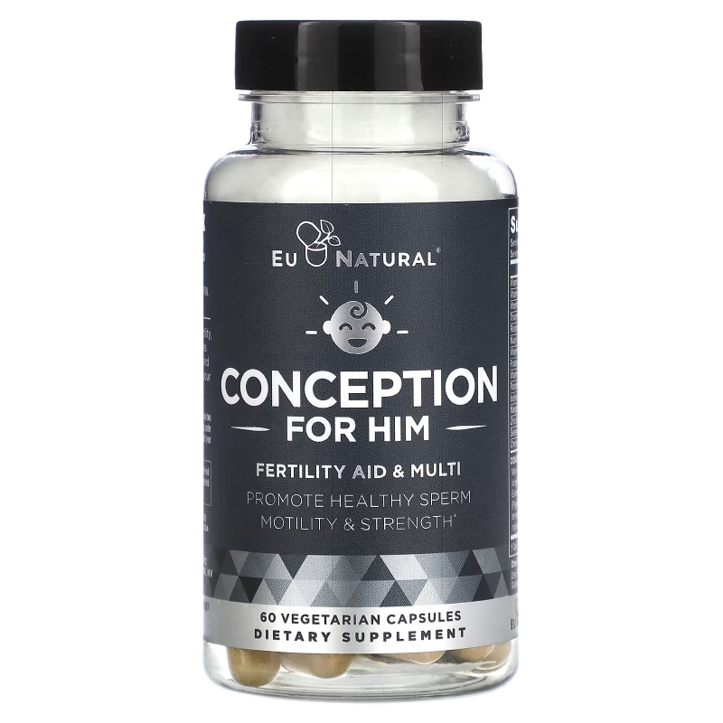 Eu Natural, Conception Men, Fertility Aid & Multi, 60 Vegetarian Capsules