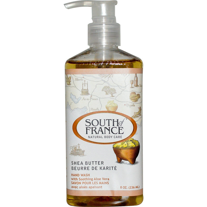 South of France Shea Butter Hand Wash with Soothing Aloe Vera 8 oz (236 ml)