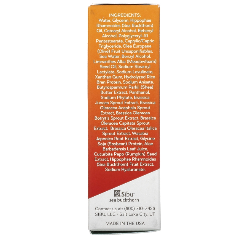 Sibu Beauty Омолаживающий антивозрастной крем для глаз с облепихой 5 жидких унций (15 мл)