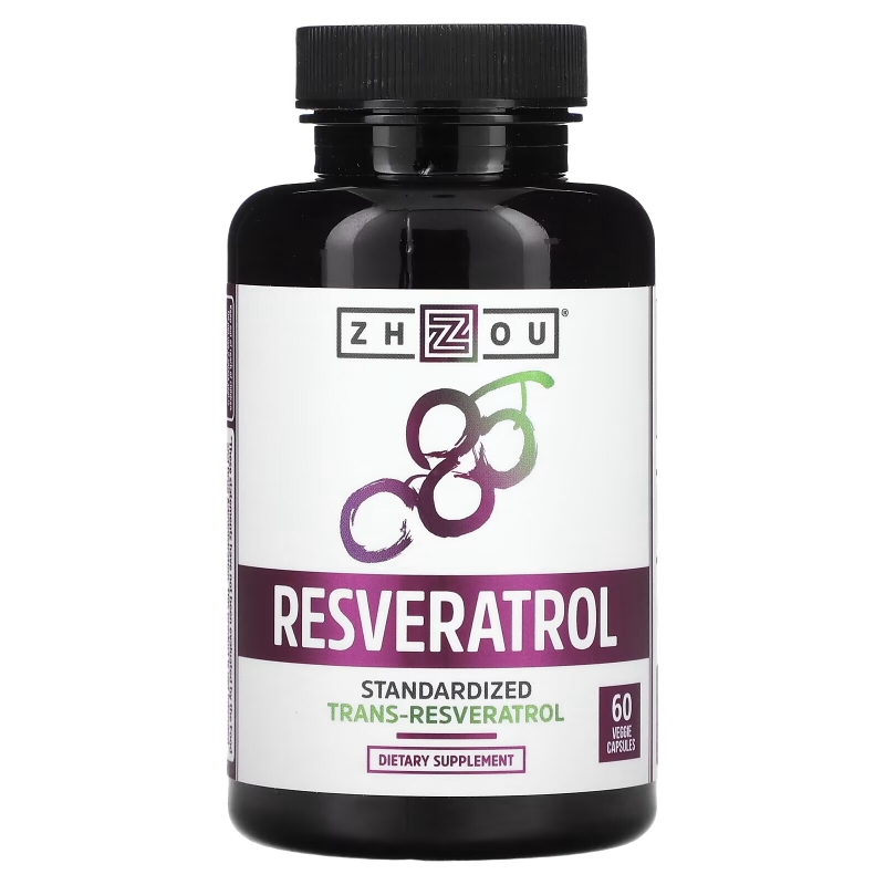 Zhou Nutrition, Resveratrol, 60 Veggie Capsules