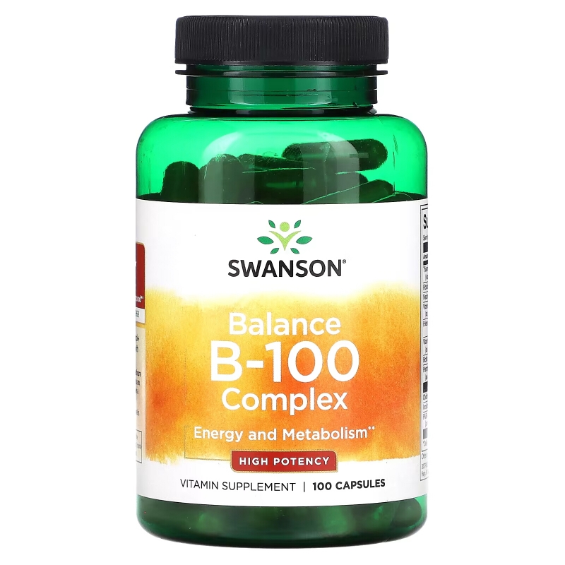 Swanson, Balance B-100 Complex, High Potency, 100 Capsules