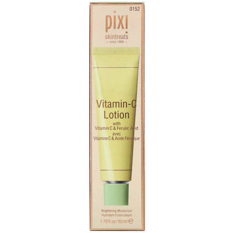 Pixi Beauty, Skintreats, Vitamin-C Lotion, Brightening Moisturizer, 1.7 fl oz (50 ml)