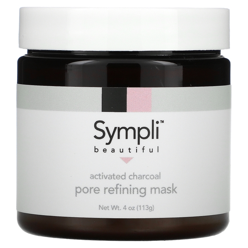 Sympli Beautiful, Activated Charcoal Pore Refining Mask, 4 fl oz (120 ml)