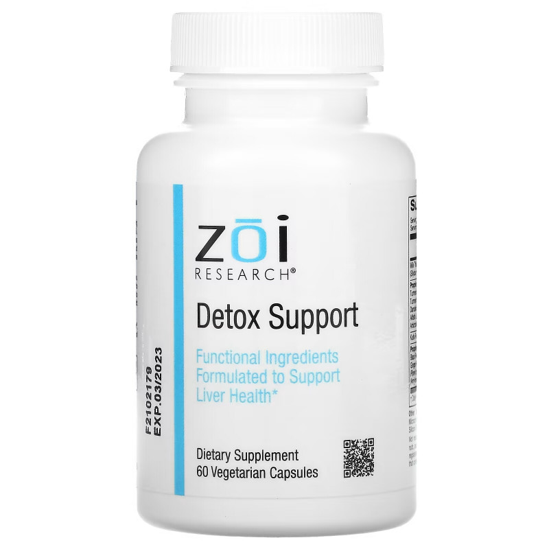 ZOI Research, Detox Support, 60 Vegetarian Capsules