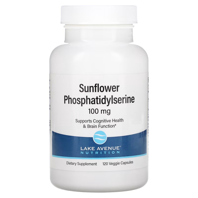 Lake Avenue Nutrition, Sunflower Phosphatidylserine, 100 mg, 120 Veggie Capsules